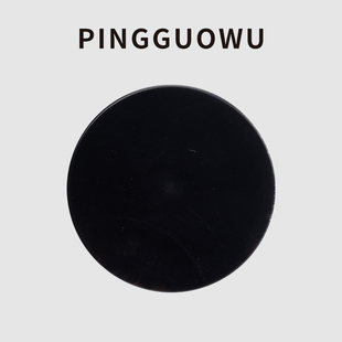 pingguowu高档真牛角钮扣西装，西服纽扣男女，黑色羊绒大衣外套扣子