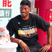 2023热火巴特勒中国行同款t恤太原美式复古篮球，运动训练短袖夏季