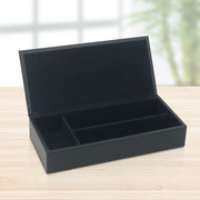 皮革文具盒带盖多功能，创意时尚笔筒桌面收纳盒办公用品整理盒