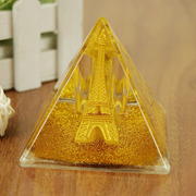 金粉铁塔入油水晶 N 巴黎埃菲尔铁塔 创意笔插 学生