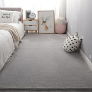 加厚短毛地毯卧室床边毯家用少女，房间全铺大面积客厅茶几地垫纯色