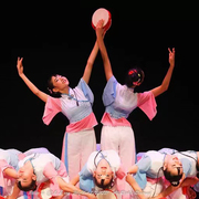 第九届小荷风采月愿演出服女童古典舞，秧歌服手鼓道具舞蹈表演服装