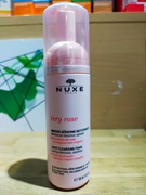 法国NUXE欧树rose玫瑰舒缓洁面慕斯泡沫洗面奶洁面乳150ml