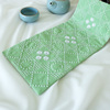 刺子绣茶席材料包热消线迹小花朵手工布艺DIY隔热垫自绣置物垫