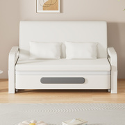 沙发床2023折叠两用猫爪布床小户型网红款多功能，床阳台伸缩床