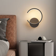 壁灯床头灯简约现代卧室灯，个性创意北欧客厅过道背景墙灯饰