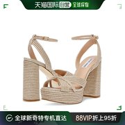 美国直邮Steve Madden 女士高跟鞋皮鞋思美登进口厚底真皮凉鞋