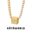 KataWorld十二星座项链铜合金高级设计感小众男女情侣一对金色