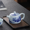 青花瓷陶瓷茶壶单壶功夫茶具套装红茶泡茶壶家用小号中式山水茶具