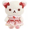 日本san-x轻松熊草莓系列可爱熊妹毛绒公仔玩偶挂件挂饰钥匙扣