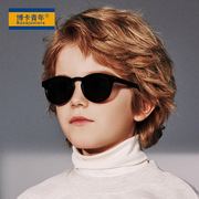 2024儿童时尚偏光太阳镜，女童硅胶遮阳镜，防晒墨镜个性时尚帅气