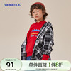 国货moomoo童装男童新年季立体(季，立体)袋外套格子百搭长袖休闲上衣