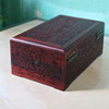 红木实木首饰收纳盒木质复古带锁手饰盒结婚中式古典珠宝箱密