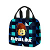 ROBLOX午餐袋罗布乐思餐包保温袋冰袋卡通手提便当袋小学生