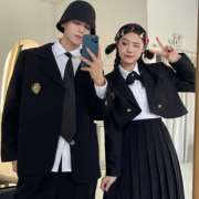 韩版班服套装日系学院风初中高中学生西装秋季运动会合唱演出校服