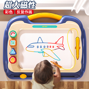 儿童画板家用幼儿磁性写字板，1一3岁宝宝2涂鸦5磁力，画画玩具可擦大