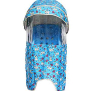 自行车儿童座椅后置雨棚电动车四季通用加大遮阳小孩宝宝保暖雨蓬