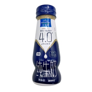 临期欧德堡东方pro4.0蛋白质，纯牛奶脱脂学生早餐奶200ml*6瓶