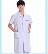 白大褂医生长袖男短袖薄款夏季半袖实验室学生医用工作服定制