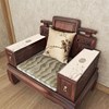 中式实木红木沙发扶手垫椅子保护垫小尺寸防水防滑垫皮革垫子可擦
