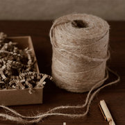 复古细麻绳手工diy编织装饰捆绑绳耐磨装饰绳麻线礼物盒粗绳
