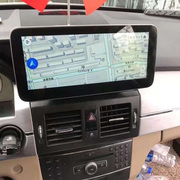 奔驰glk中控安卓导航大屏360全景倒车记录仪智能，一体车机显示宽屏