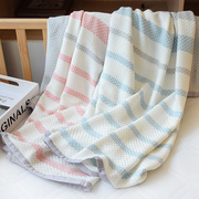 婴儿冰丝毯宝宝竹纤维盖毯夏季薄款小被子幼儿园透气毯午睡空调被