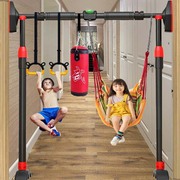 家用支撑杆单杠门上走道室内免打孔引体向上器材儿童成人健身吊杠