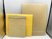 印刷牛皮纸气泡袋，加厚黄色牛皮纸，气泡信封袋快递打包包装袋
