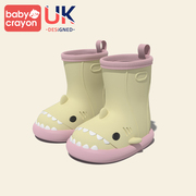 英国babycrayon儿童雨鞋女童宝宝，雨靴男童学生，儿童中大童水鞋胶鞋