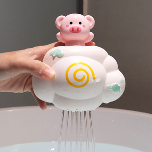 洗澡玩具下雨云朵小鸭子蛋宝宝孵蛋戏水玩具儿童浴室洒水喷水
