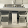 帅仕卫生间下水槽置物架抽拉式，厨房橱柜收纳拉篮浴室洗手池整理架