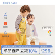 爱慕儿童婴幼连体衣爬服婴儿，衣服暖阳系列，a类ip联名款秋