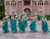 印度舞服装女儿童民族，新疆舞合唱表演服西域风肚皮舞蹈演出服