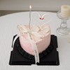 七夕情人节女神蛋糕装饰黑白天鹅摆件情侣告白爱情鸟生日烘焙插件