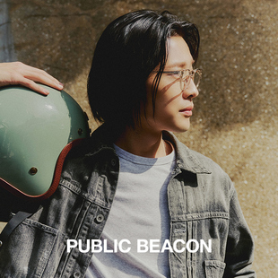 publicbeacon(new)透明眼镜框宁艺卓同款近视眼镜，女museum.42