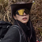 vozapow徒步登山运动眼镜户外男女通用防风沙护目偏光炫彩太阳镜