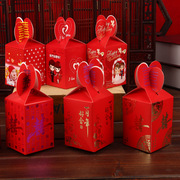 西安婚庆创意喜糖盒纸盒折叠式糖盒糖果盒 婚庆零批基地