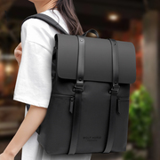双肩包男商务旅行通勤欧美时尚大容量电脑包，大学生书包休闲背包女