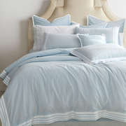 欧式纯色简约全棉四件套1.8m2.0m床，纯棉奢华床单被套床上用品套件