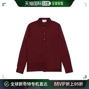 香港直邮salvatoreferragamo男士酒，红色棉质衬衫12-1158-58658