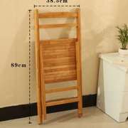 楠竹实木折叠凳子便携式小板凳钓鱼凳家用凳儿童凳可折叠靠背椅子