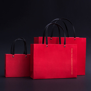 春节高档手提袋喜糖礼盒结婚红色，新年袋回礼袋中式喜袋大号
