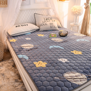冬季法兰绒珊瑚绒床单床上用毛毯，铺床加厚绒，毯子加绒学生宿舍单人