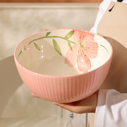8英寸陶瓷汤碗 家用釉下彩高颜值大号汤盆大容量泡面碗微波炉专用