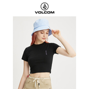 volcom钻石大牌女装高端户外夏装短袖t恤2024夏季女士打底衫