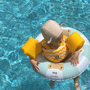 韩国INS游泳圈儿童坐圈加厚婴幼儿男宝宝救生圈1-4岁小女孩游泳圈