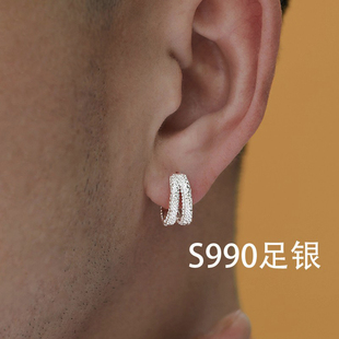 s990纯银耳针
