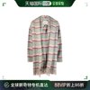 香港直邮Isabel Marant Etoile 格纹披肩大衣 MA0026FAA1D25E