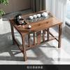 定制手逗阳台茶桌茶具套装，一体新中式茶桌，家用小茶台实木茶桌椅